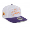 Men's New Era White/Purple 2025 NBA Draft 19TWENTY Adjustable Hat