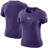 Phoenix Suns Nike Women's Courtside Modest Cropped Tri-Blend T-Shirt - Purple