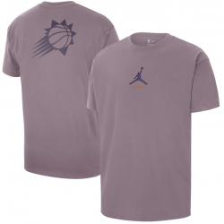 Phoenix Suns Jordan Brand Women's Courtside Statement Edition Boyfriend T-Shirt - Charcoal