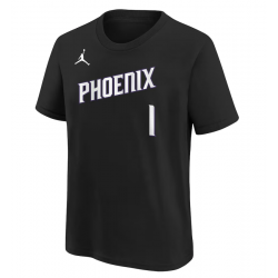 Devin Booker Phoenix Suns Jordan Brand Youth Name & Number T-Shirt - Statement Edition - Black