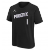 Devin Booker Phoenix Suns Jordan Brand Youth Name & Number T-Shirt - Statement Edition - Black
