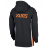Phoenix Suns Nike Authentic On Court Zone Quarter-Zip Dri-FIT Hoodie Jacket - Black