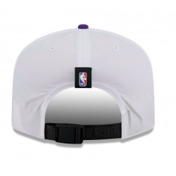Men's New Era White/Purple 2025 NBA Draft 19TWENTY Adjustable Hat